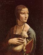 LEONARDO da Vinci Lady with Ermine oil painting picture wholesale